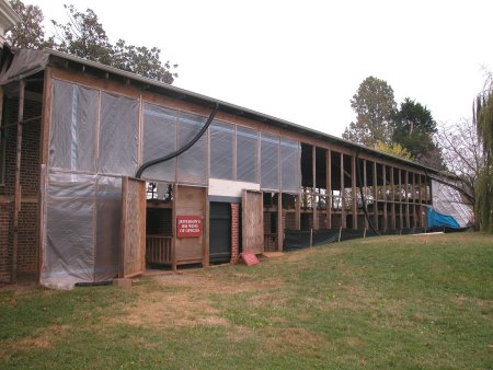 Offices and workshops at Popular Forest