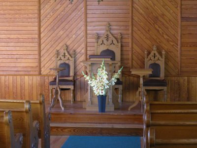Union Christian Church interior