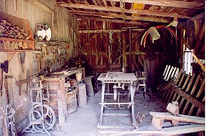 Still a working blacksmith's shop