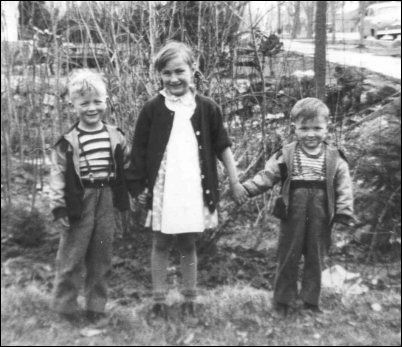 Clyde Warren, Amanda Lee, David Ray: Ray and Irene's children. 1949 or so.