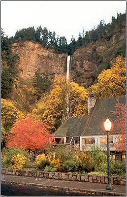 Multnomah Falls in the Autumn, #1