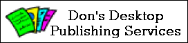 Don's Desktop Publishing Services